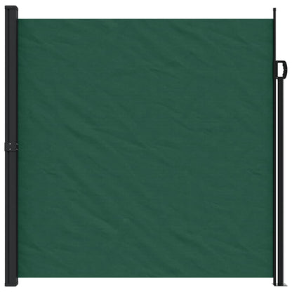 Retractable Side Awning Dark Green 200x500 cm