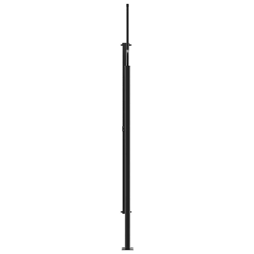 Retractable Side Awning Dark Green 200x500 cm