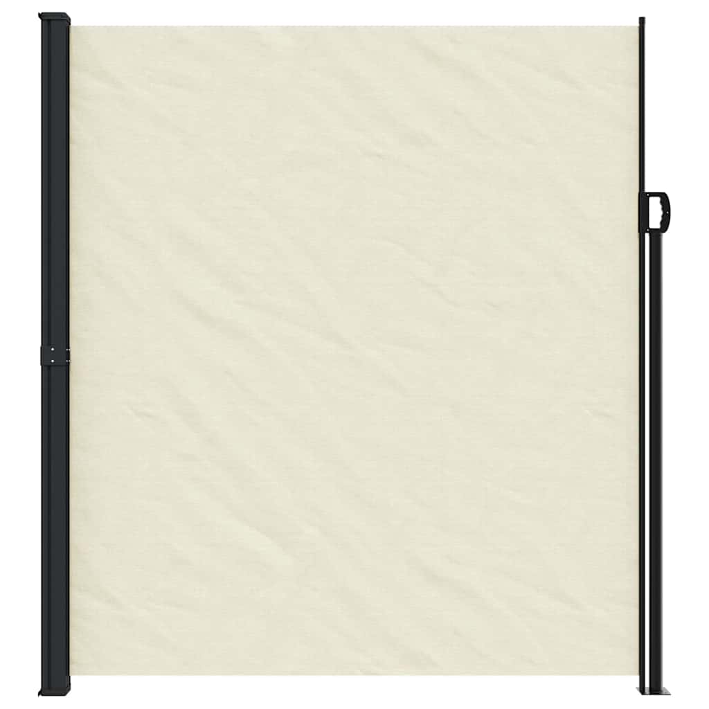 Retractable Side Awning Cream 220x500 cm
