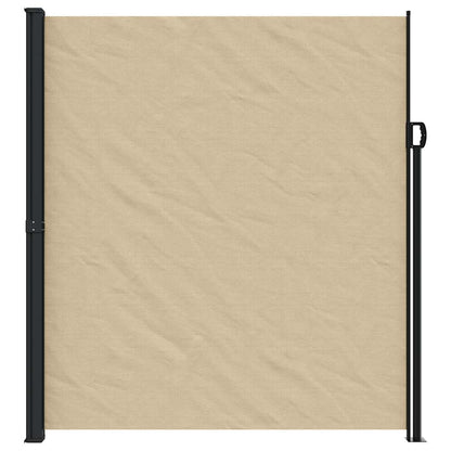 Retractable Side Awning Beige 220x500 cm