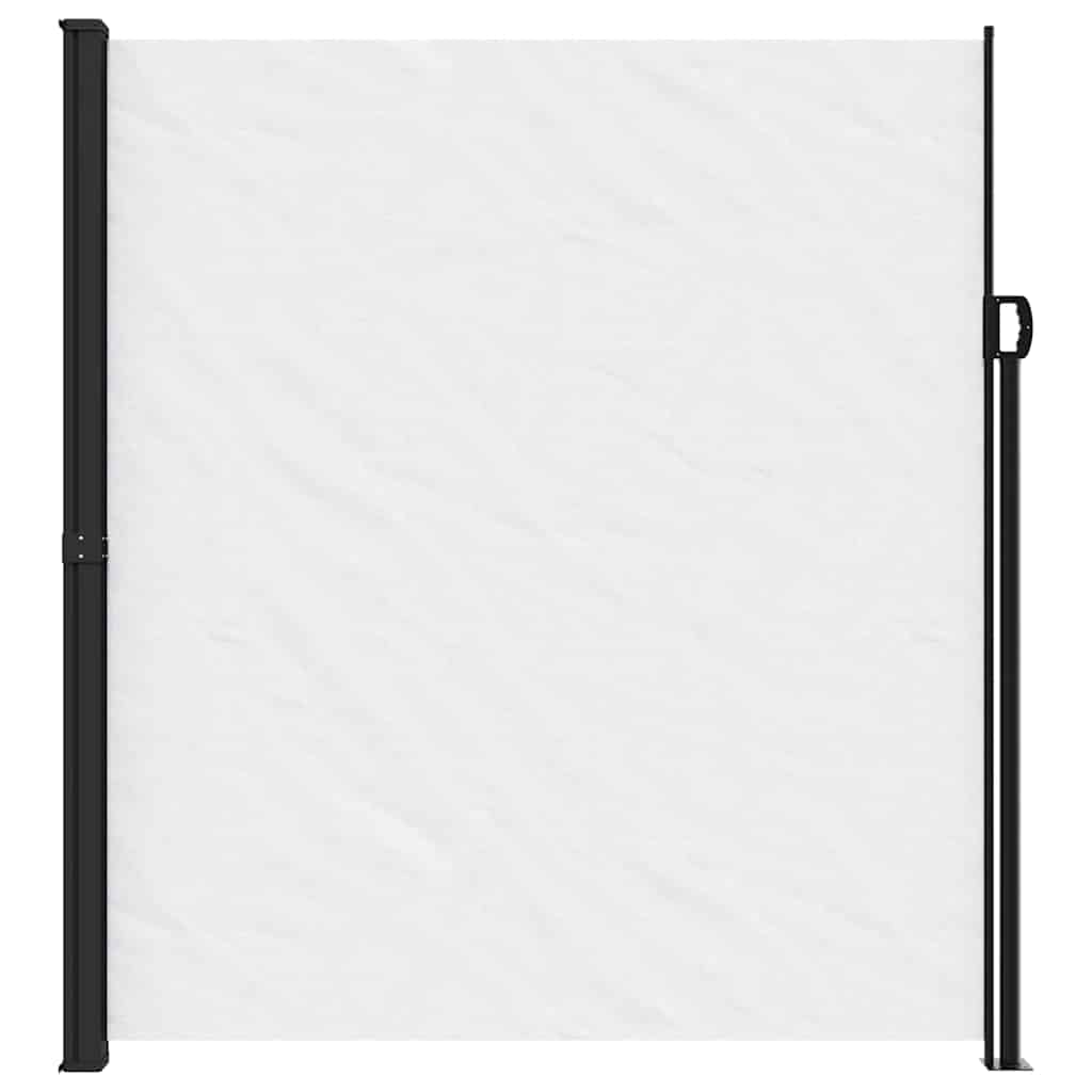 Retractable Side Awning White 220x500 cm