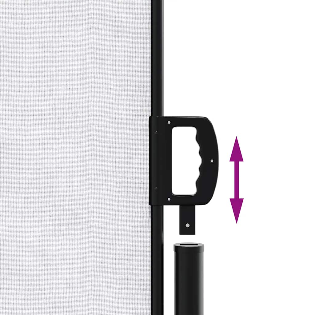Retractable Side Awning White 220x500 cm