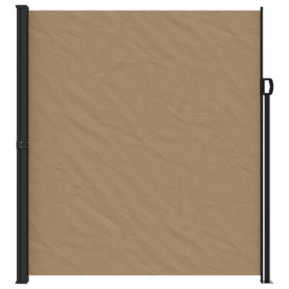 Retractable Side Awning Taupe 220x500 cm