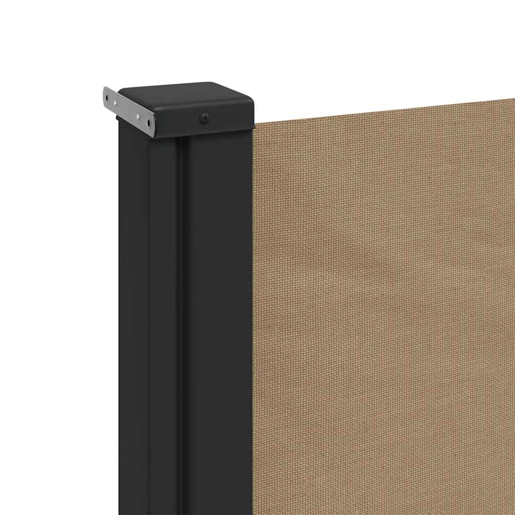 Retractable Side Awning Taupe 220x500 cm