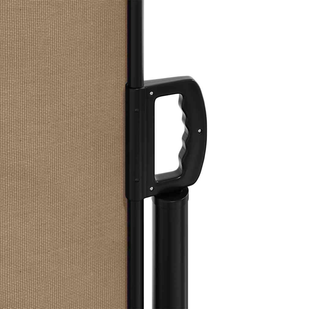 Retractable Side Awning Taupe 220x500 cm