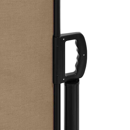 Retractable Side Awning Taupe 220x500 cm