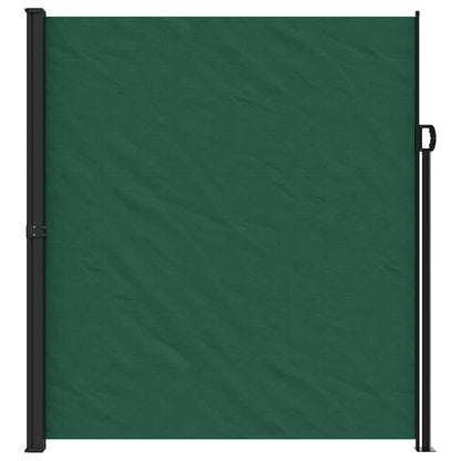 Retractable Side Awning Dark Green 220x500 cm