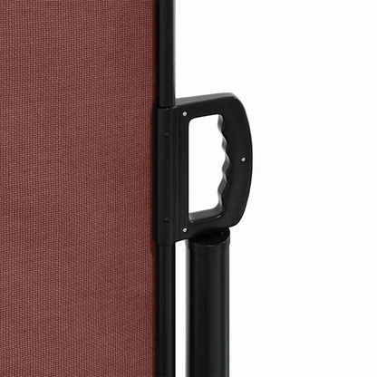 Retractable Side Awning Brown 120x600 cm