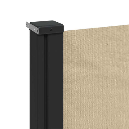 Retractable Side Awning Beige 120x600 cm