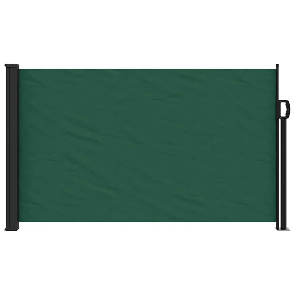 Retractable Side Awning Dark Green 120x600 cm