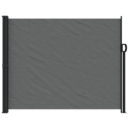 Retractable Side Awning Anthracite 160x600 cm
