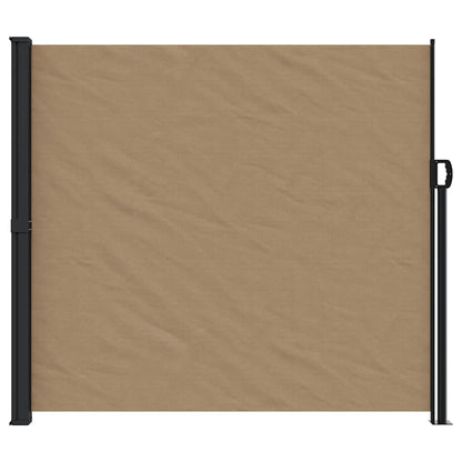 Retractable Side Awning Taupe 180x600 cm
