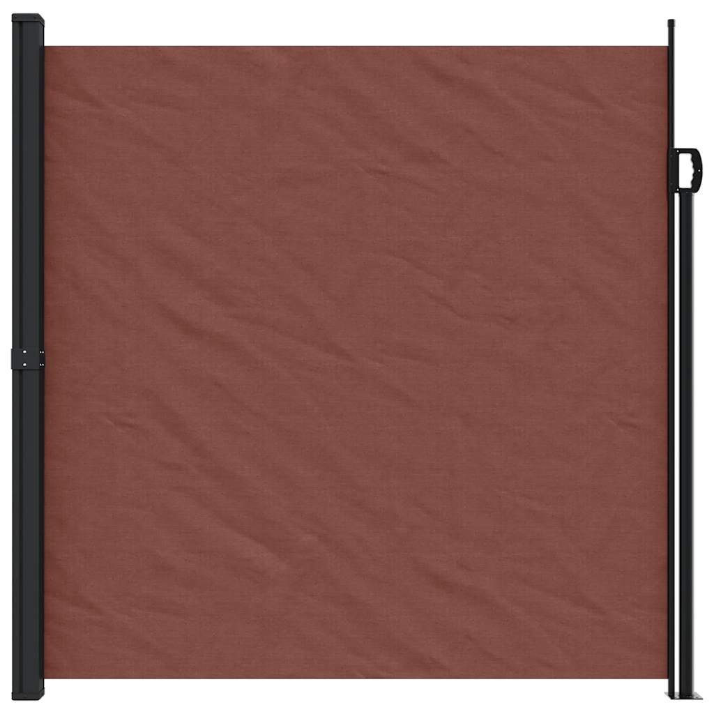 Retractable Side Awning Brown 200x600 cm