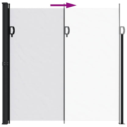Retractable Side Awning White 200x600 cm