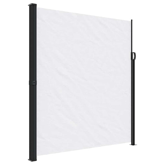 Retractable Side Awning White 220x600 cm