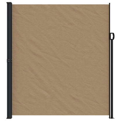 Retractable Side Awning Taupe 220x600 cm