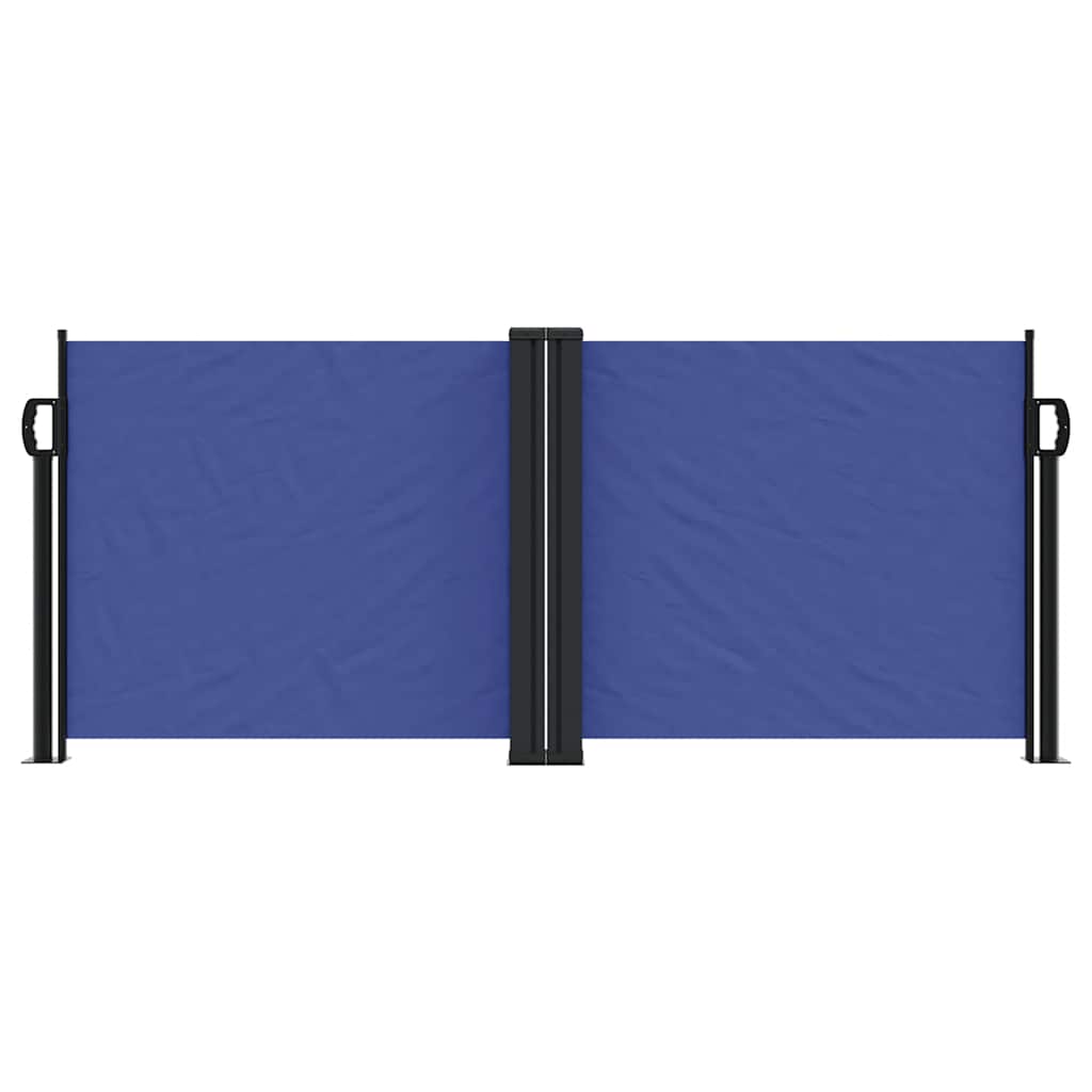 Retractable Side Awning Blue 100x600 cm
