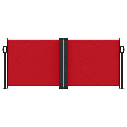 Retractable Side Awning Red 100x600 cm