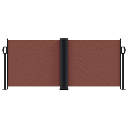 Retractable Side Awning Brown 100x600 cm