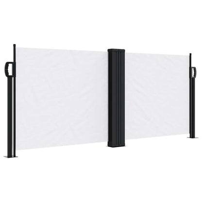 Retractable Side Awning White 100x600 cm