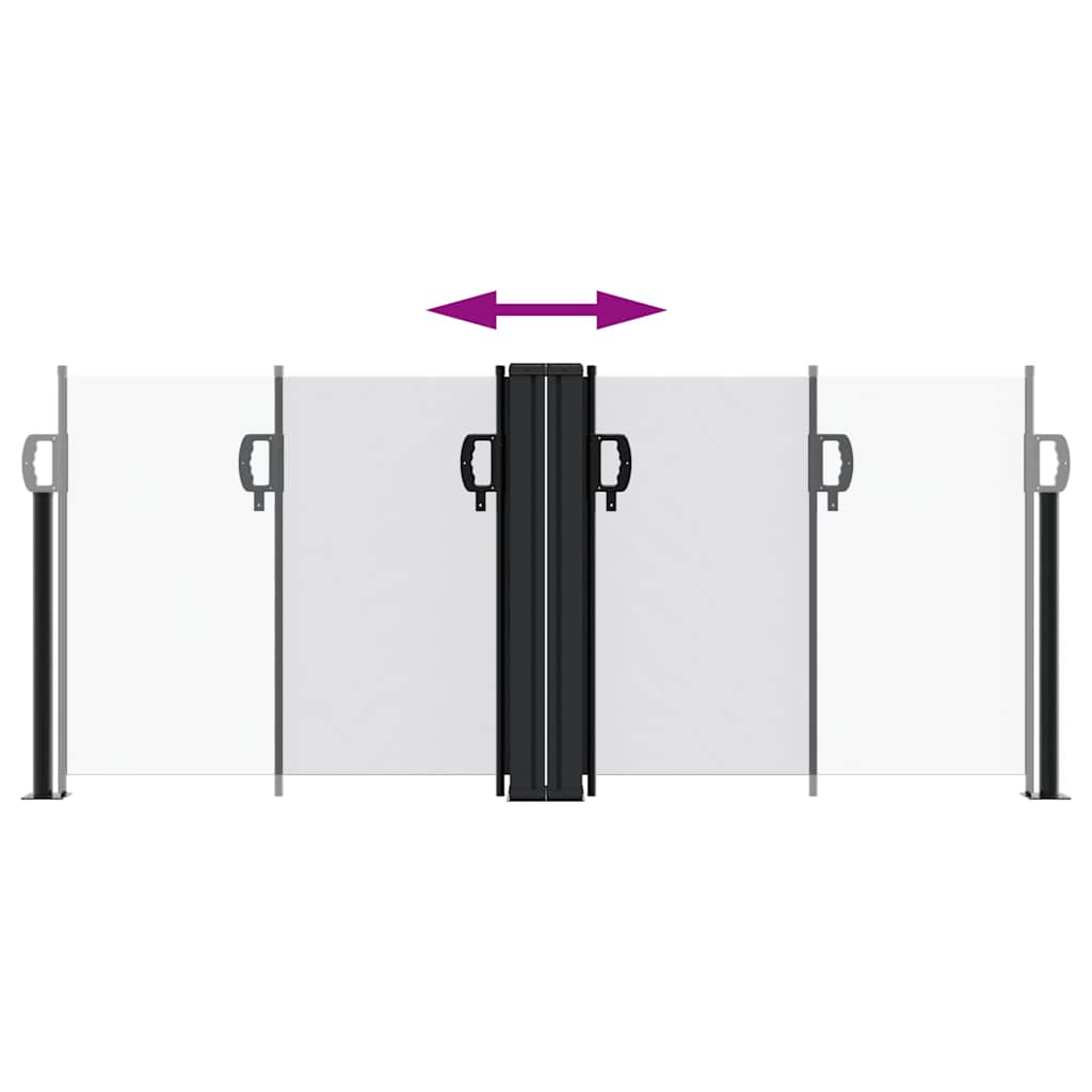 Retractable Side Awning White 100x600 cm