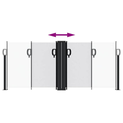 Retractable Side Awning White 100x600 cm