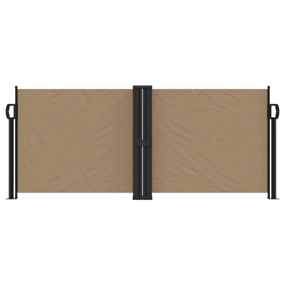 Retractable Side Awning Taupe 100x600 cm