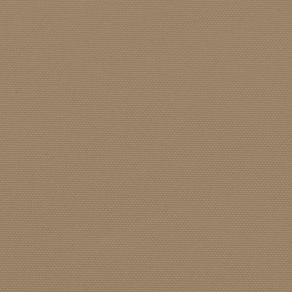 Retractable Side Awning Taupe 100x600 cm