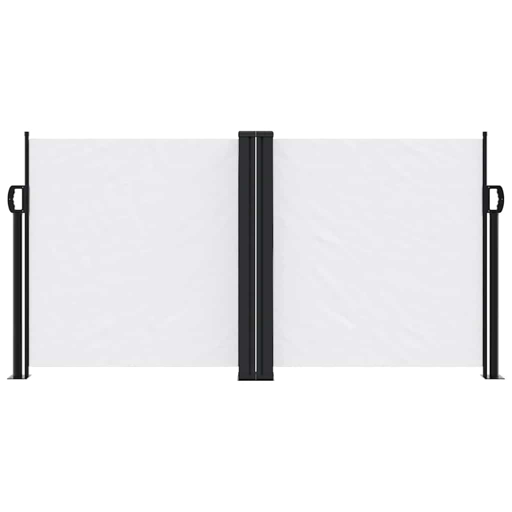 Retractable Side Awning White 120x600 cm