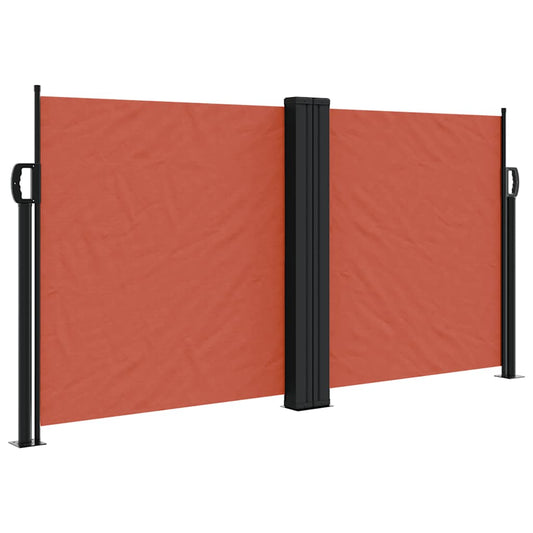 Retractable Side Awning Terracotta 120x600 cm