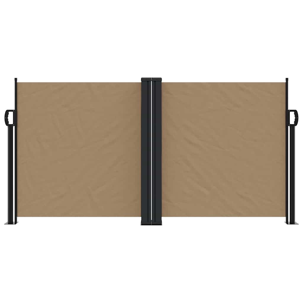 Retractable Side Awning Taupe 120x600 cm