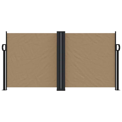 Retractable Side Awning Taupe 120x600 cm