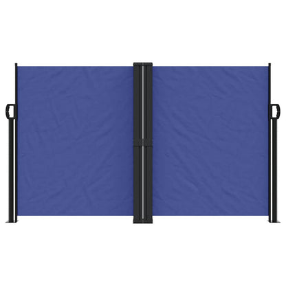 Retractable Side Awning Blue 140x600 cm