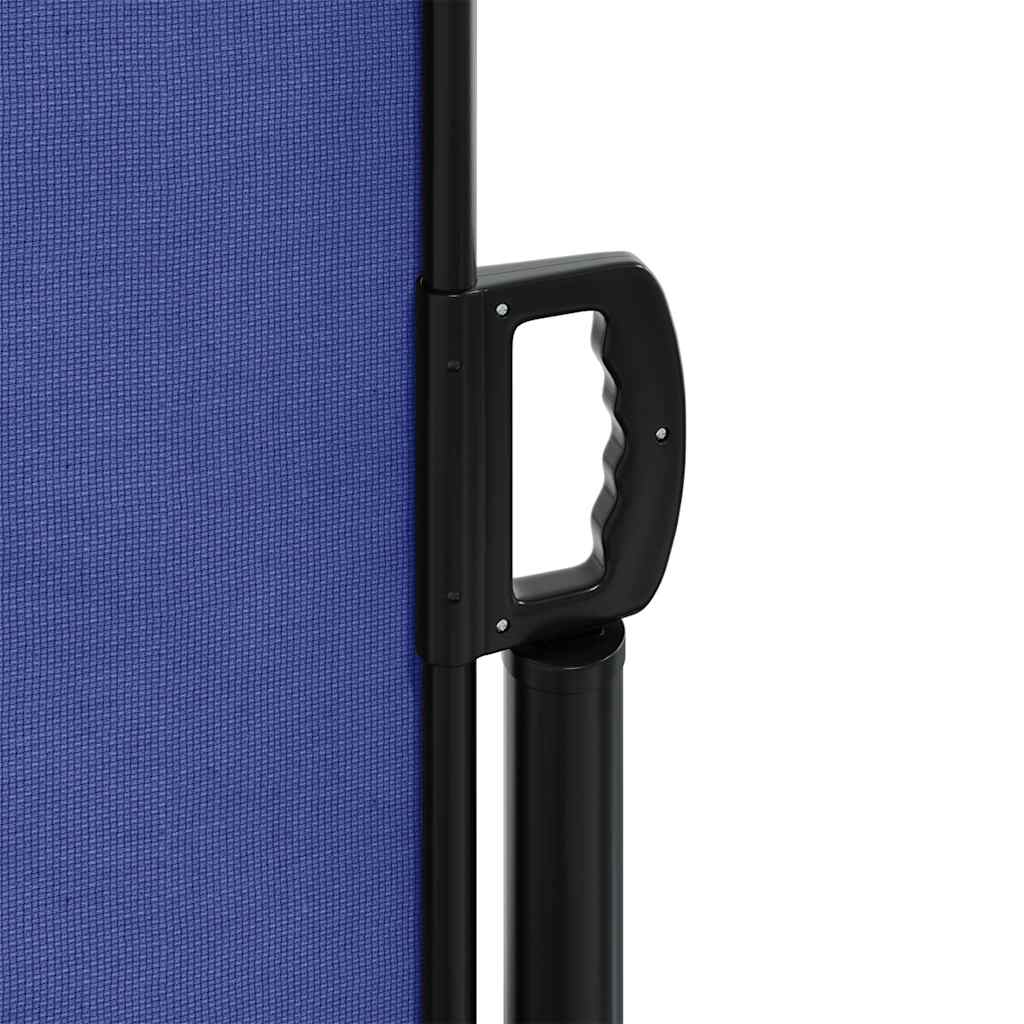 Retractable Side Awning Blue 140x600 cm