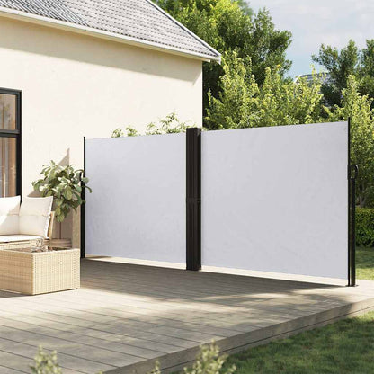 Retractable Side Awning White 160x600 cm
