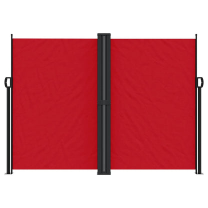 Retractable Side Awning Red 180x600 cm