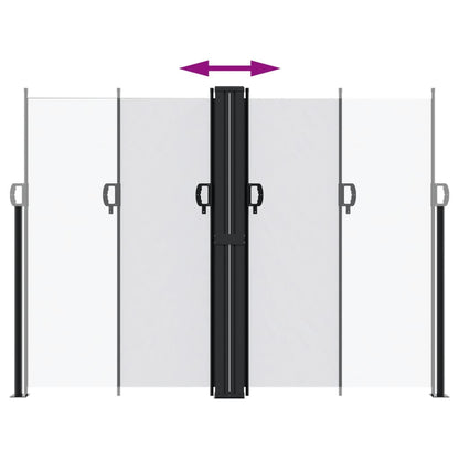Retractable Side Awning White 180x600 cm
