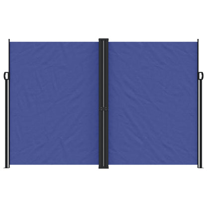 Retractable Side Awning Blue 220x600 cm