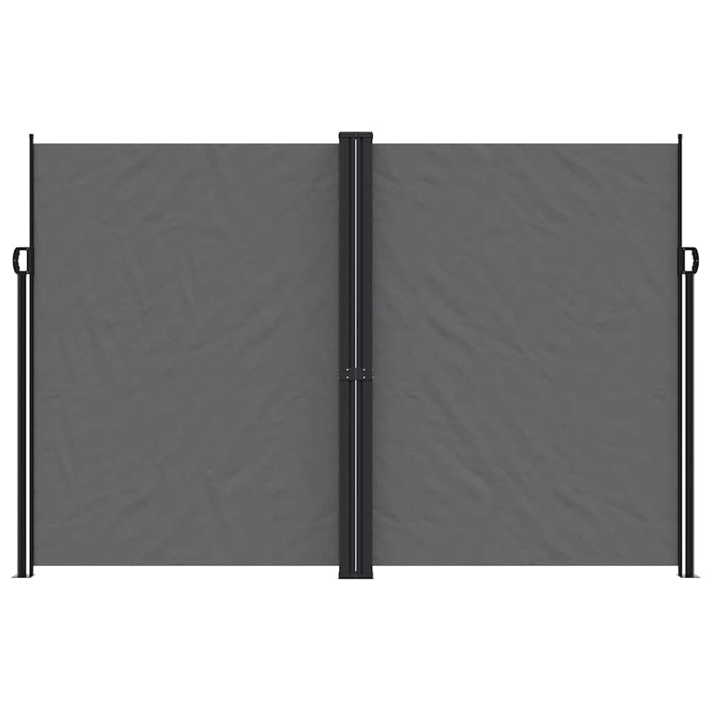 Retractable Side Awning Anthracite 220x600 cm