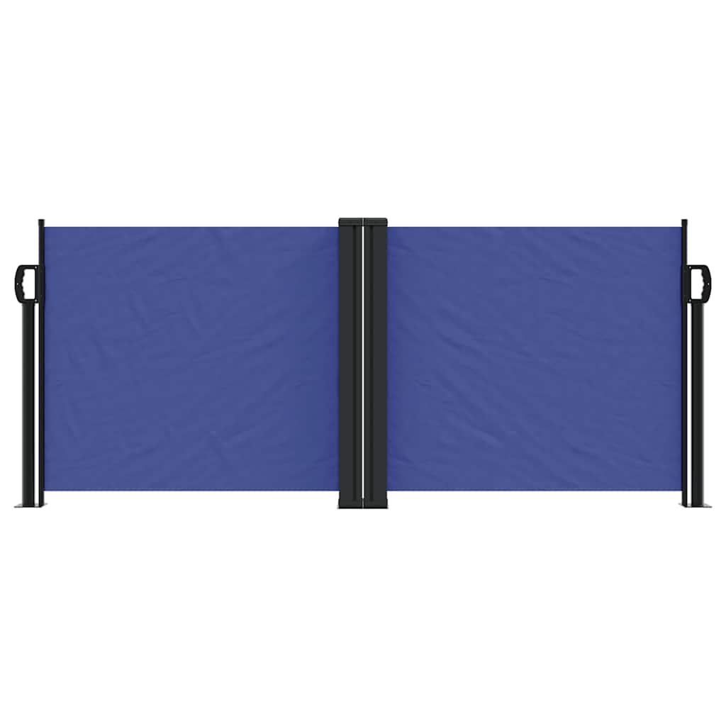 Retractable Side Awning Blue 100x1000 cm