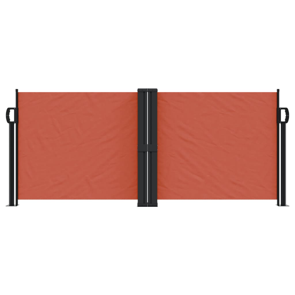 Retractable Side Awning Terracotta 100x1000 cm