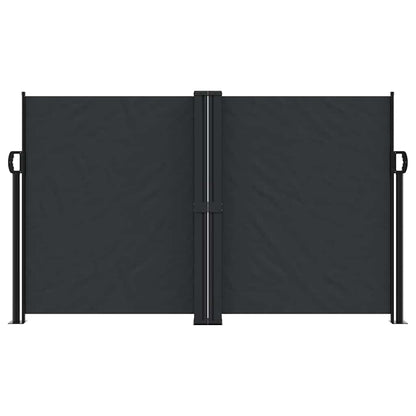 Retractable Side Awning Black 140x1000 cm