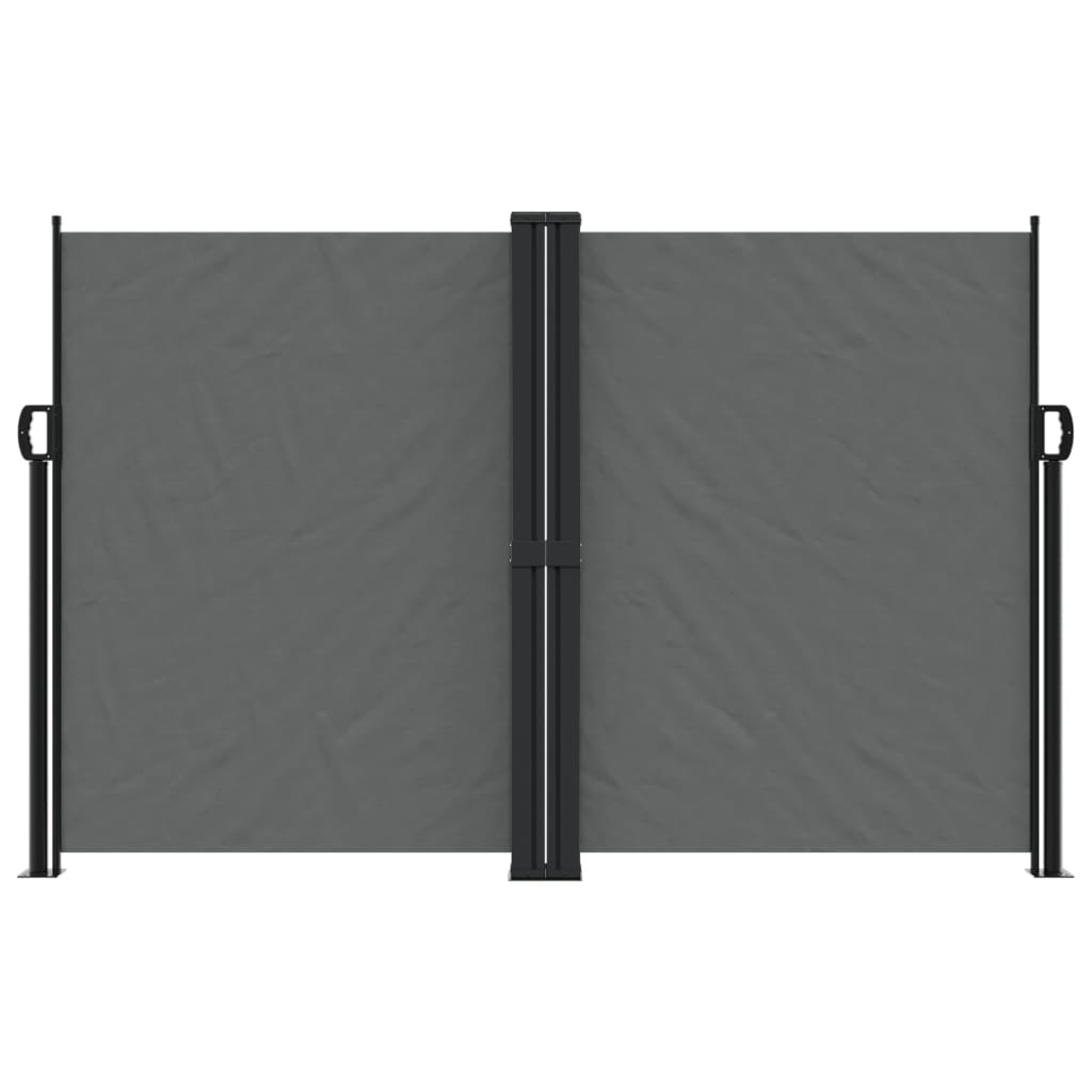 Retractable Side Awning Anthracite 160x1000 cm