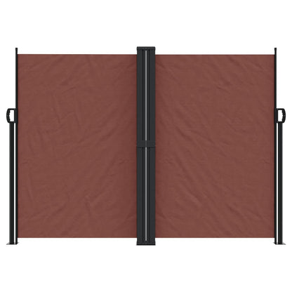 Retractable Side Awning Brown 180x1000 cm