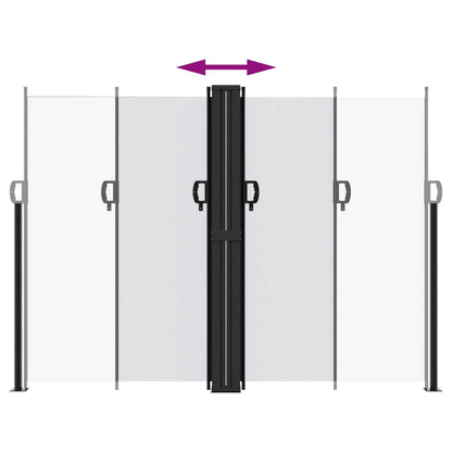 Retractable Side Awning White 180x1000 cm