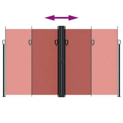 Retractable Side Awning Terracotta 200x1000 cm