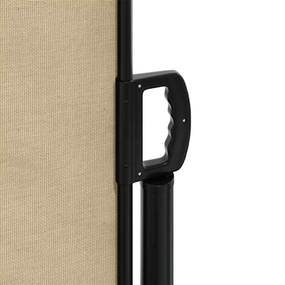Retractable Side Awning Beige 120x1200 cm
