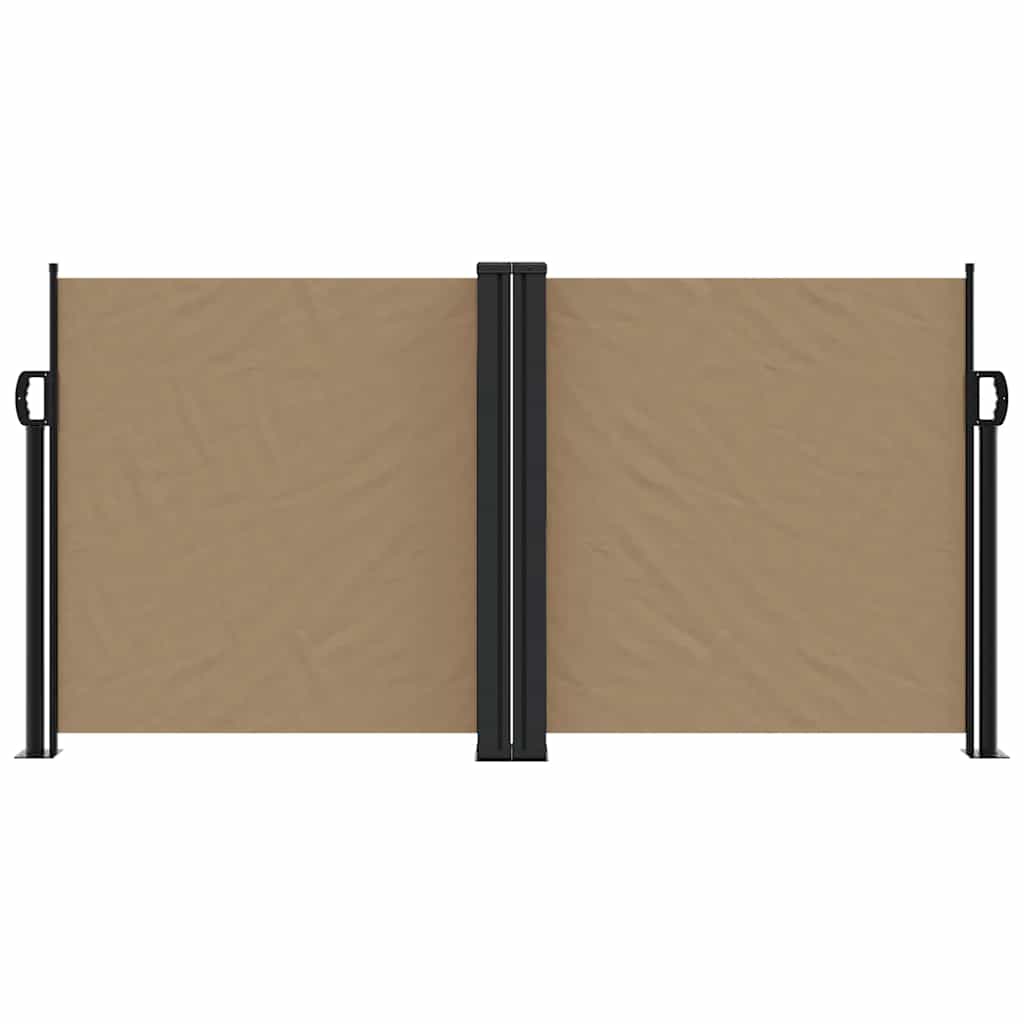 Retractable Side Awning Taupe 120x1200 cm
