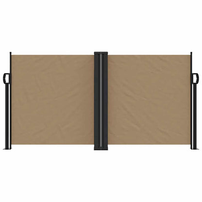 Retractable Side Awning Taupe 120x1200 cm