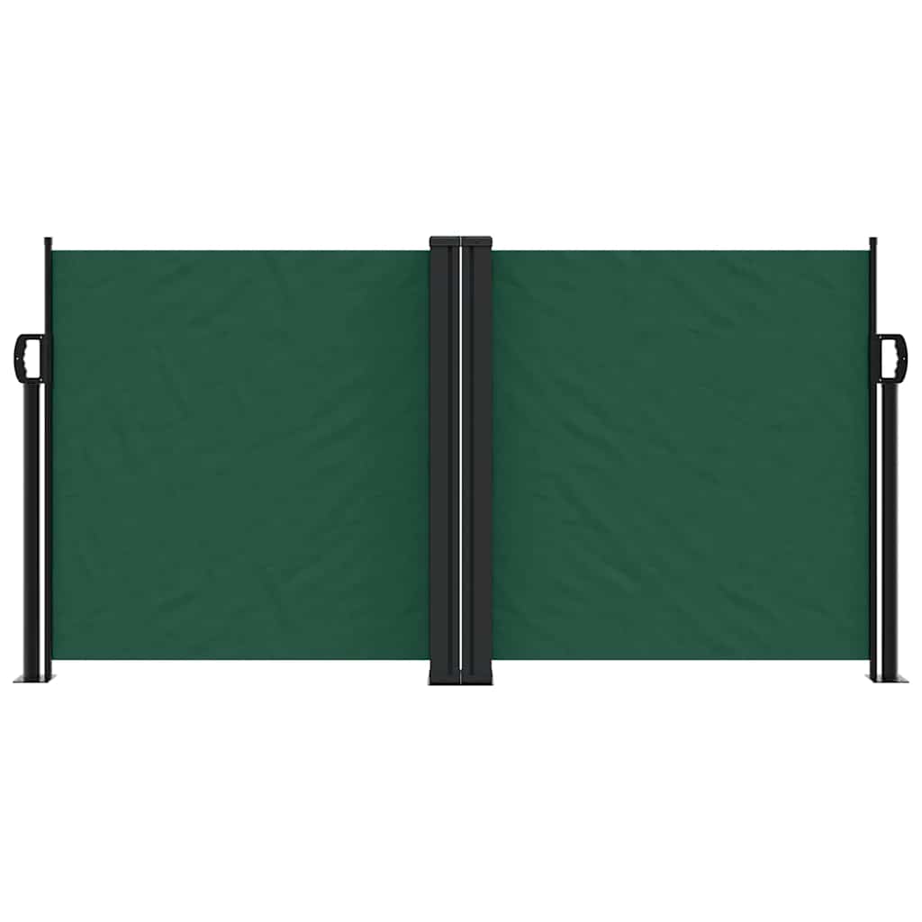 Retractable Side Awning Dark Green 120x1200 cm